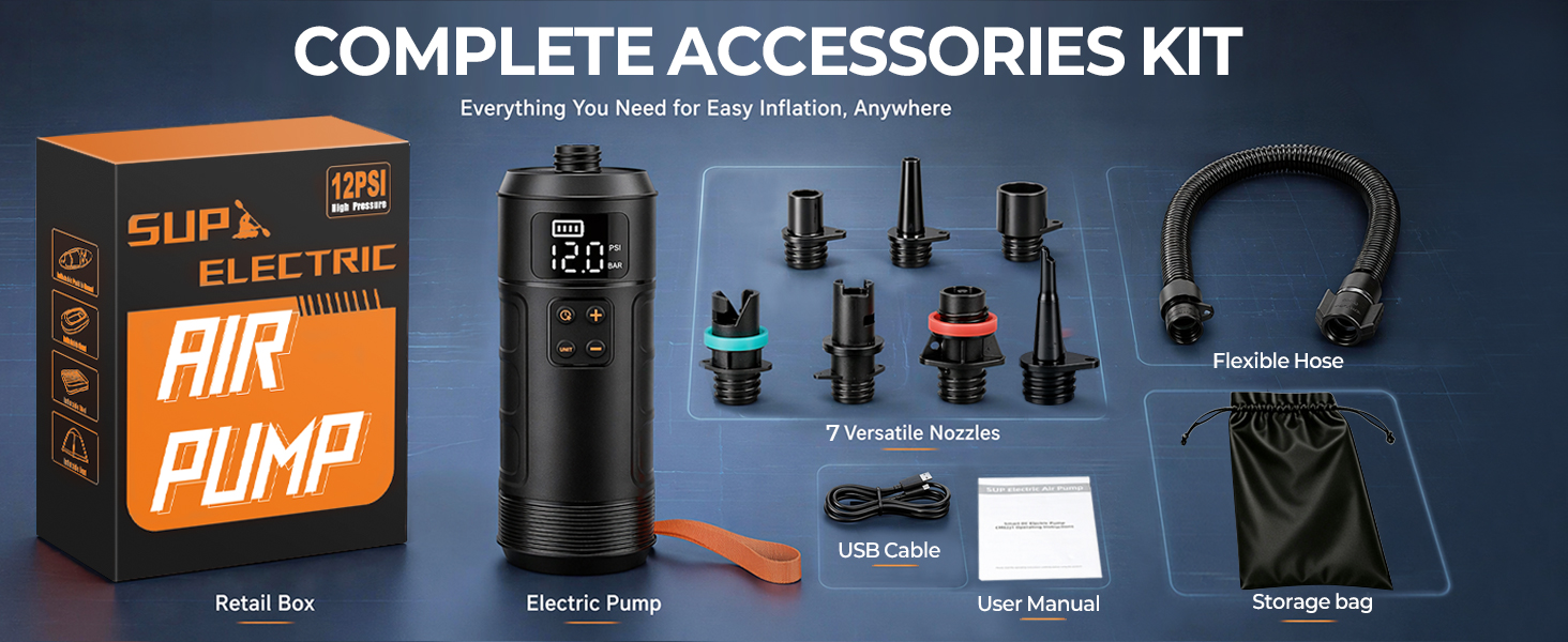 paddle board electric pump