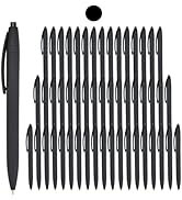 HZDIYAKE 50 Pack Black Ink Pens - Bulk Pens, 1.0MM Medium Point Ballpoint Pens, Smooth Writing No...