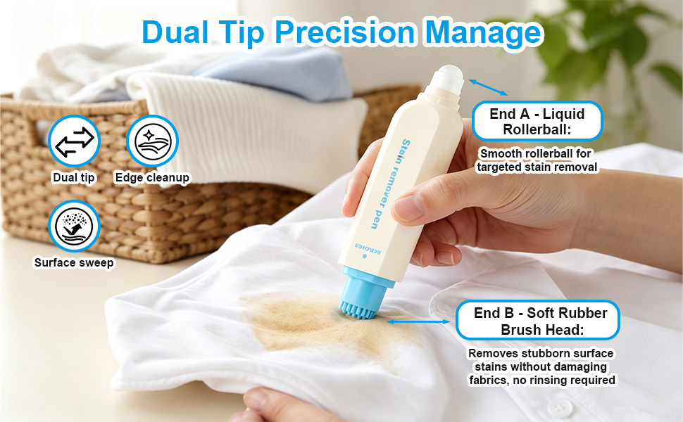 Double Headed Instant Stain Remover Pen