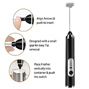 Instructions for use of the milk frother