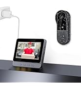 Winnes Door Bell Cameras Wireless Doorbell Camera No Subscription 170°Timbre Con Camara Supports ...