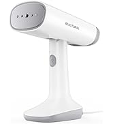 BEAUTURAL Travel Steamer for Clothes with Dual Voltage for Worldwide Use, Foldable Handheld Garme...