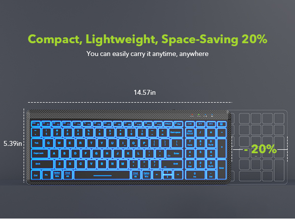 Wireless Keyboard and Mouse Bluetooth