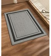 chakme Bathroom Rugs Mat 24x17, Ultra Thin Non Slip Bath Mat Small Quick Dry Absorbent Bath Mat f...