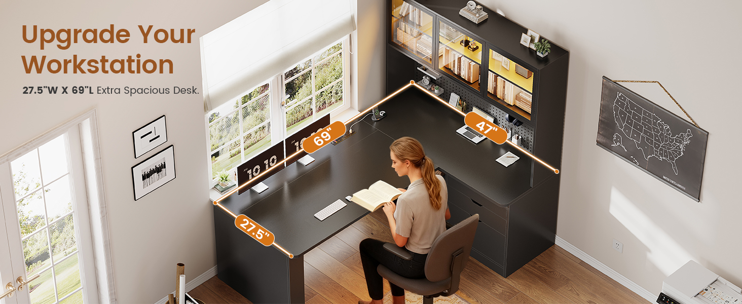 l shaped desk