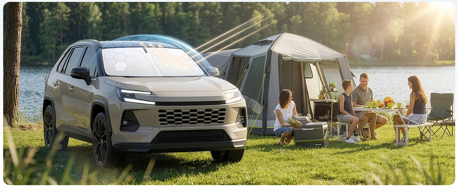 automotive windshield sunshades