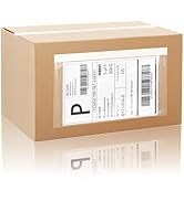 OnlyPaper 4.5" x 5.5" Shipping Label Sleeves Plastic Envelopes Self-Adhesive Top Loading Packing ...