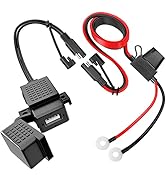 Nilight Waterproof Motorcycle USB Charger 3.1Amp Quick Charge SAE to USB Charger Adapter O Ring T...