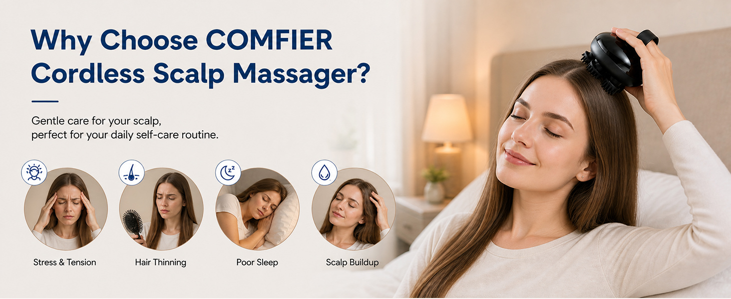 comfier scalp massager