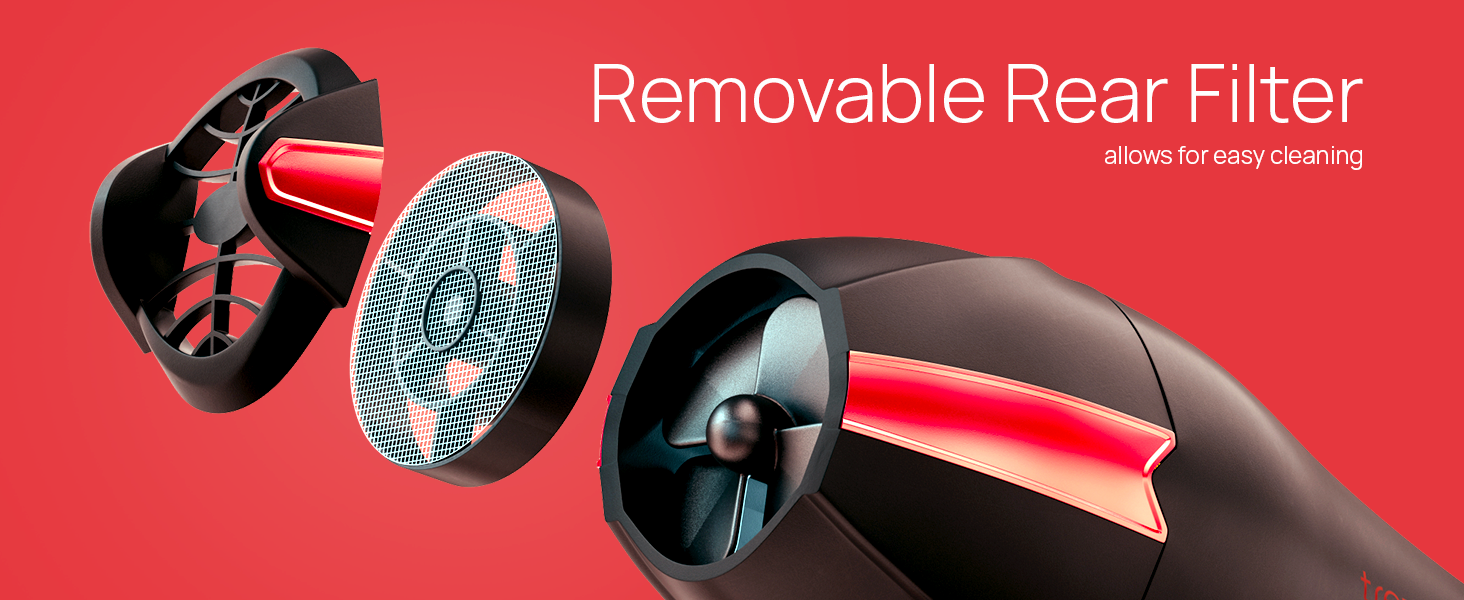 Removable Rear Filter