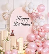 RELBRO Spring Clamps, 3.5 Inch Clear Plastic Clips with 260 Long Balloons for Balloon Arch Backdr...