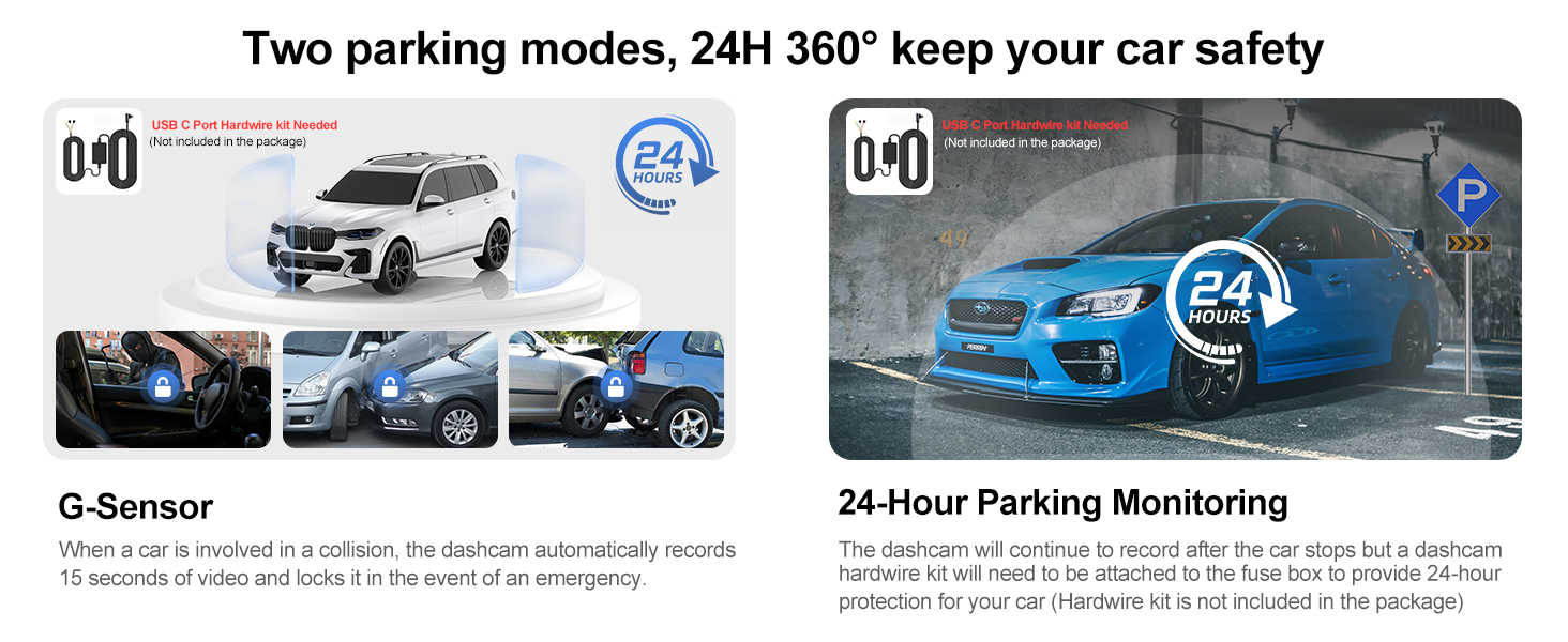 Dash Cam Front and Rear