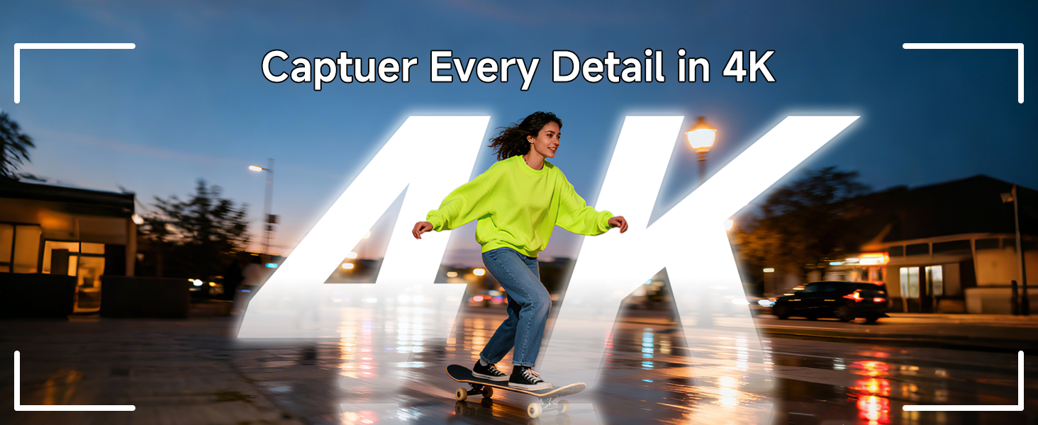 FHD 4k video recording camera