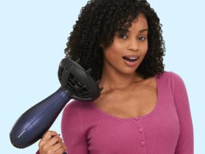Woman using diffuser component