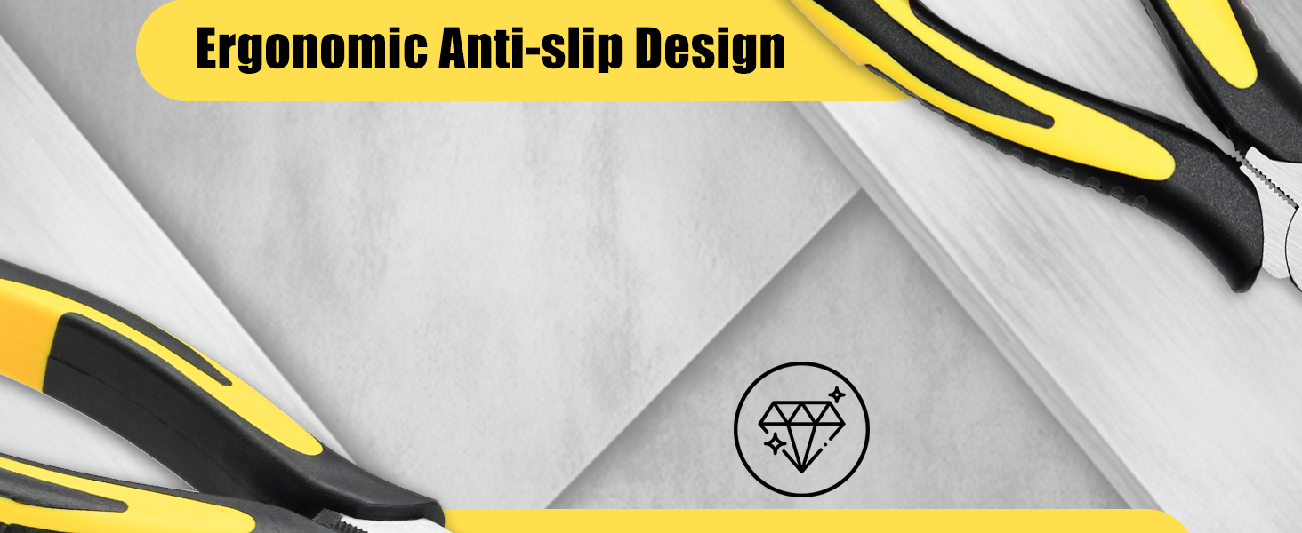 ergonomic anti-slip design