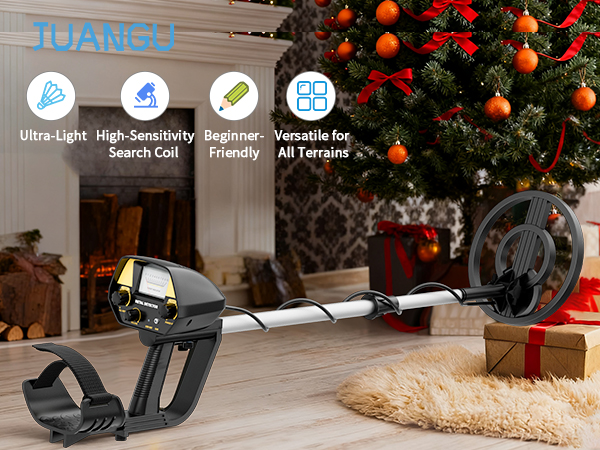 JUANGU Metal Detector Perfect for beginners and families