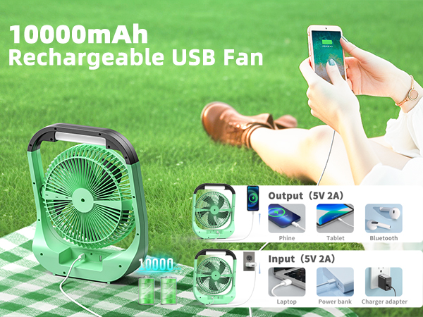rechargeable fan