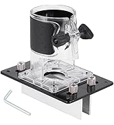 2 in 1 Invisible Fastener Slotting Bracket, Woodworking Router Base, Mortising Jig, Trimmer Base,...