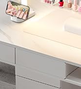 Yokilly 48W Half Moon Light: 34" Shadow-Free Half Moon Light for Desk Salon - Foldable LED Desk L...