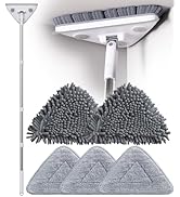 POPMOP Wall Cleaner Mop with Long Handle, Wall Duster with Extension Pole, 3-in-1 Wall Cleaner, D...