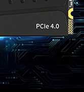 Fikwot FN970 1TB M.2 2280 PCIe Gen4 x4 NVMe 1.4 Internal Solid State Drive with Heatsink - Speeds...