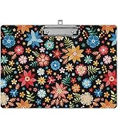 Black Clipboard Horizontal Wooden with Designs A4 Letter Standard Size,Cute Clipboards with Low P...