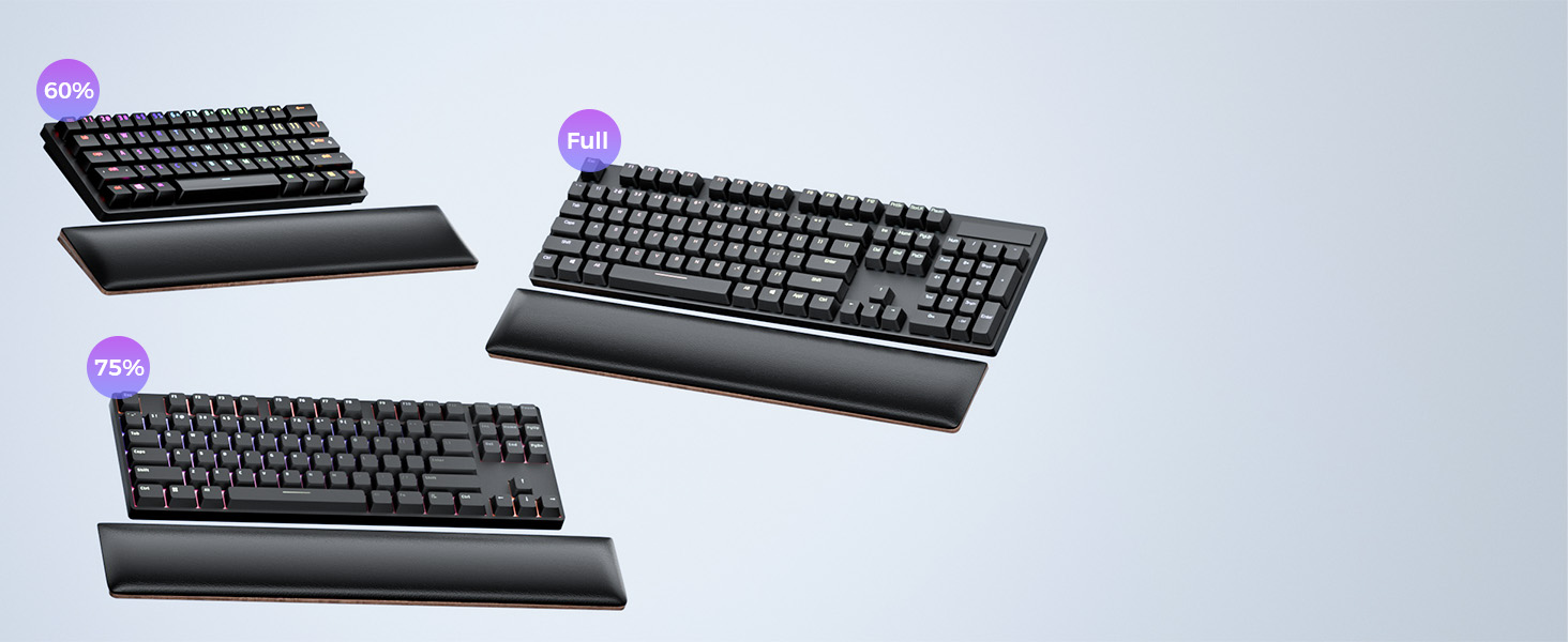 wooden wrist rest for keyboard