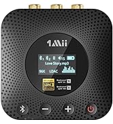 1Mii B06HD+ Hi-Res Bluetooth 5.1 Music Receiver for Home Stereo w/LDAC, Hi-Fi Bluetooth Adapter w...