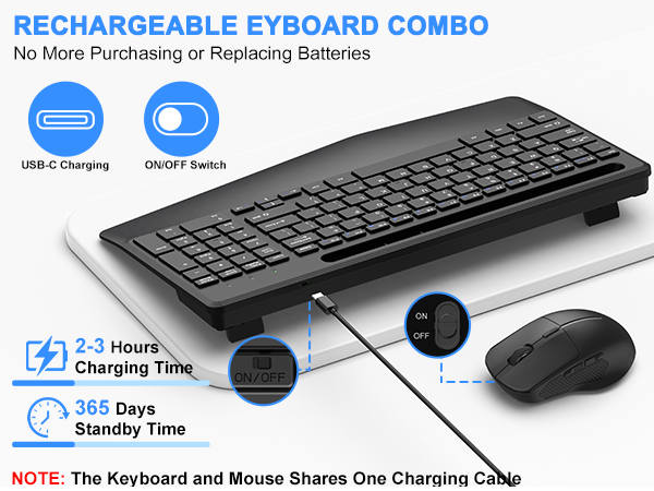 ergonomic wireless keyboard and mouse