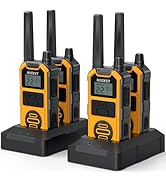 NXGKET BD-01 Heavy Duty Walkie Talkies, 2 Way Radio Long Range Advanced Triple Proof, 2500mAh Bat...
