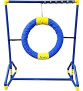 ActiveDogs Endurance Agility Agility Competition Tire Jump PVC Frame for Dog Agility Tunnel Equip...