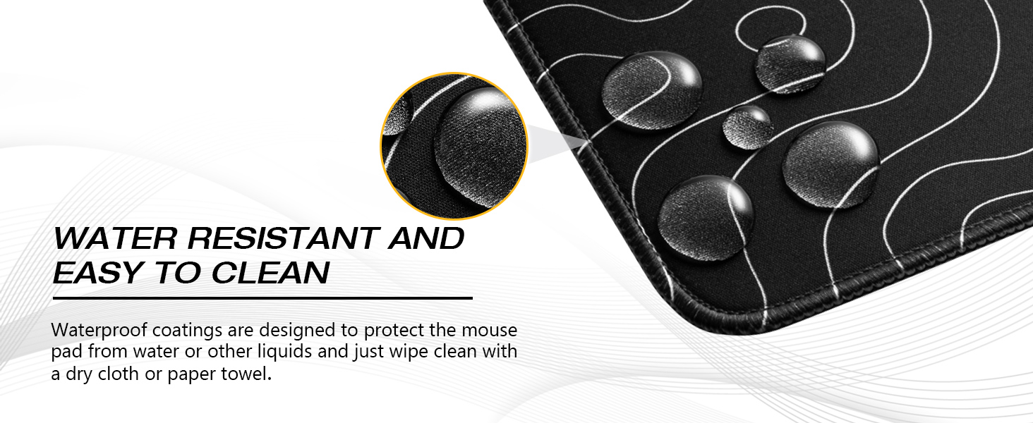 water resistant mouse pad
