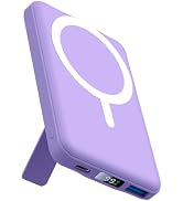 AOGUERBE for MagSafe Portable Charger, 10000mAh Magnetic Charger for iPhone | Power Bank with Sta...