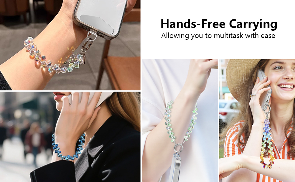 Beaded Phone Wrist Strap