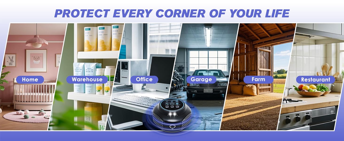 TOPAC Mouse Repellent Ultrasonic Plug in