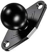 BRCOVAN Aluminum Alloy Diamond Mount Base with 1'' TPU Ball Features Industry-Standard AMPS Hole ...