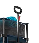 TIMBER RIDGE 300L Extra Large Collapsible Folding Wagon Carts, Heavy Duty Outdoor Camping Utility