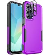 Ezanmull for Samsung Galaxy A16 5G Phone Case, [Military Grade Drop Protection] [Glass Screen Pro...