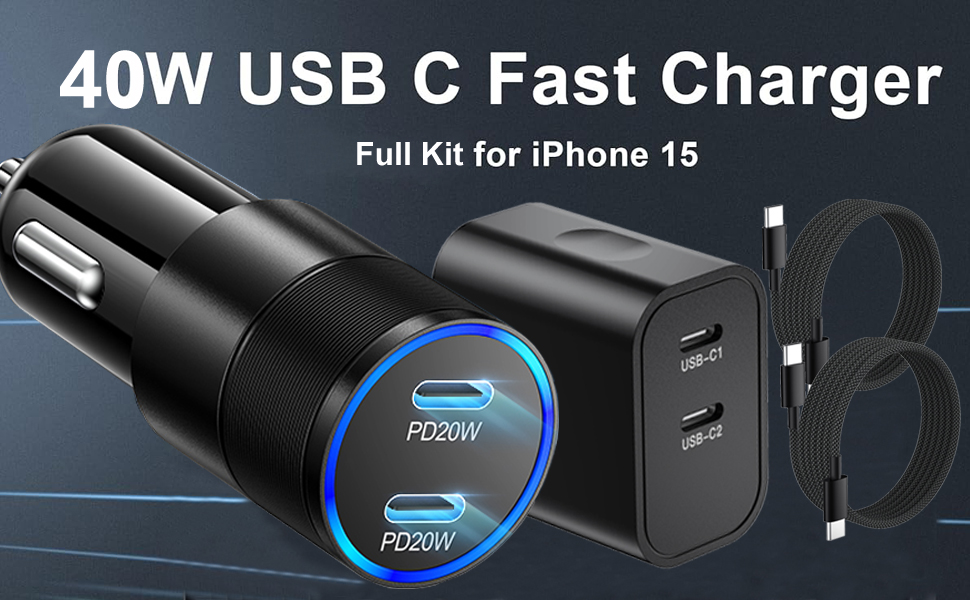 usb c car charger