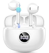 Wireless Earbuds, 2024 Bluetooth 5.3 Headphones HiFi Stereo Ear buds with ENC Noise Cancelling Mi...