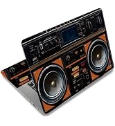 SUPERDANT Retro Tape Recorder Laptop Skin Vintage Laptop Sticker PVC Computer Stickers Dustproof ...