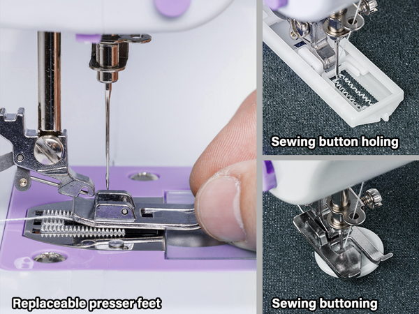 Sewing Machine with Extension Table, Mini Sewings Machines Portable Electric Sewing Machine