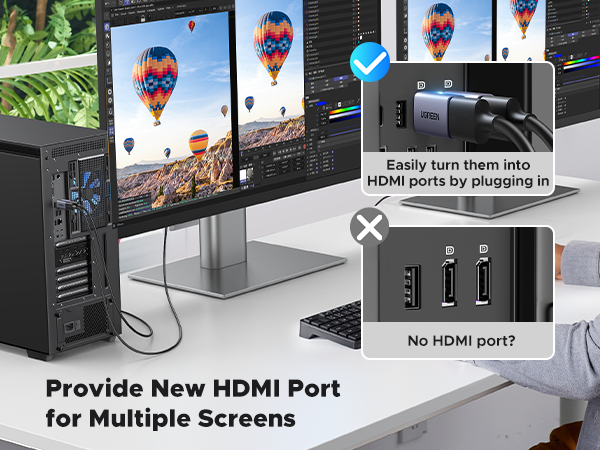 hdmi to displayport