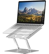 YTech Adjustable Laptop Stand,Ergonomic Foldable Notebook Computer Holder.Compatible with MacBook...