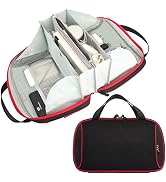 FYY Electronic Organizer, Portable Cable Organizer Travel Accessories Tech Bag Carry Case Pouch W...