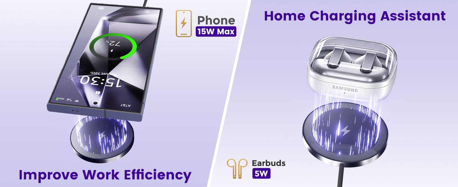 samsung phone and watch charger