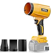 Cordless Leaf Blower Compatible with DeWalt 20V Battery (Tool Only), 800,000 RPM Brushless Turbo ...