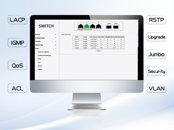 4-Port 2.5G Web Managed Ethernet Switch
