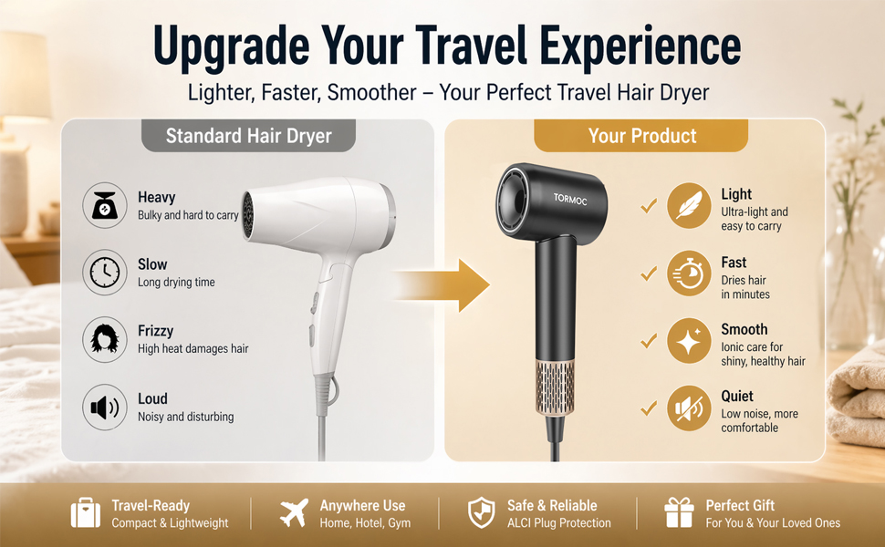 portable hair dryer