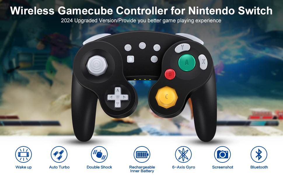 wireless gamecube switch controller for nintendo switch